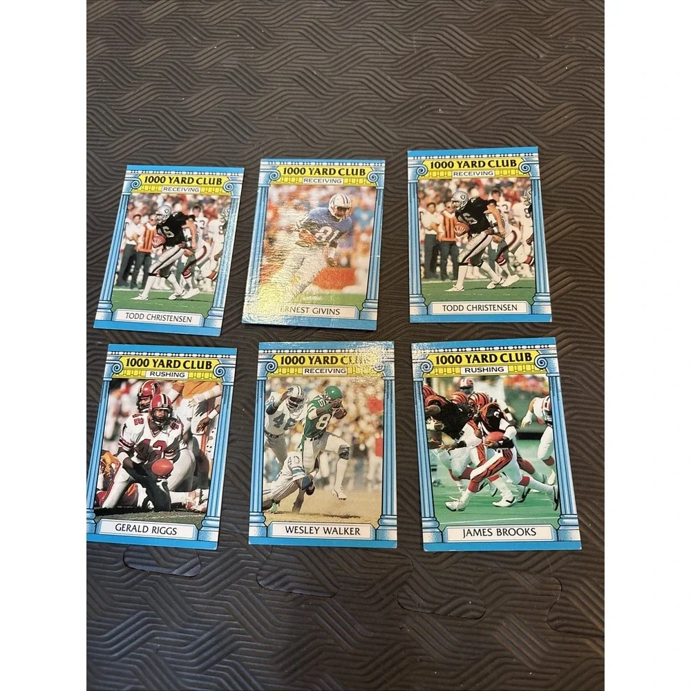 NFL Football Card Lot 1000‎ Yard Club Walter Payton + Stars